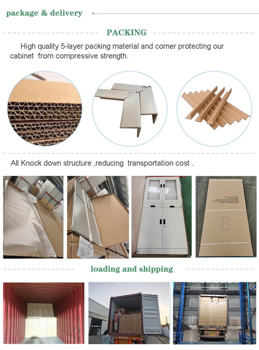 Short Steel File Cabinet package