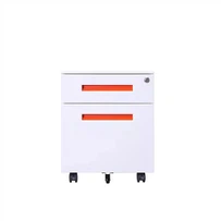 2 ড্রয়ারের ইস্পাত মোবাইল পেডিসেল